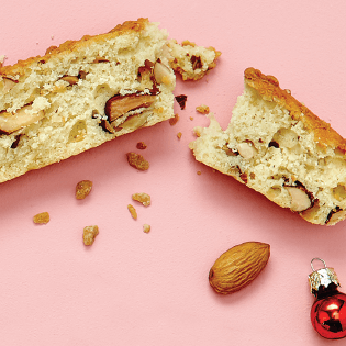 Biscottis à l’érable <br>et aux amandes